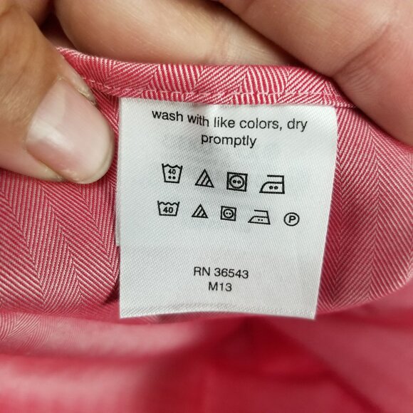 Lauren Ralph Lauren Shirt Mens XL Pink Button Up Regular Fit Long Sleeve *NWT* - Picture 6 of 13